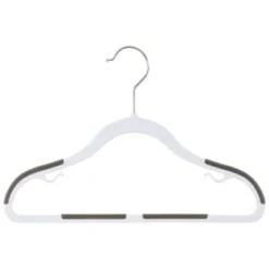 B&M Addis Children's Non-Slip Hangers 10pk - Multi Colour -Home Furnishings Store 333090 addis 10pk childrens non slip hangers boys 4