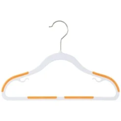 B&M Addis Children's Non-Slip Hangers 10pk - Multi Colour -Home Furnishings Store 333090 addis 10pk childrens non slip hangers boys 5