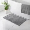 B&M Signature Microfibre Noodle Bath Mat - Grey