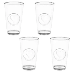 B&M Heart Glasses 4pk
