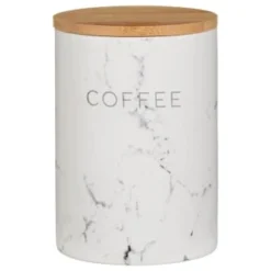 B&M Marble Effect Kitchen Canisters 3pc -Home Furnishings Store 356820 storage canisters marble effect coffee