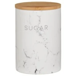 B&M Marble Effect Kitchen Canisters 3pc -Home Furnishings Store 356820 storage canisters marble effect sugar
