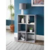Lokken 6 Cube Shelving Unit - Grey
