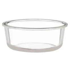 B&M Round Glass Food Containers With Bamboo Lid 2pk -Home Furnishings Store 376822 2 round glass food containers 3