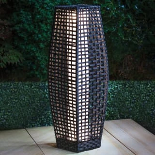 Bali Solar Powered Floor Lamp - Black 69cm 1 Bali Solar Powered Floor Lamp - Black 69cm