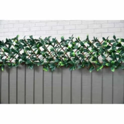 B&M Expanding Artificial Laurel Leaf Trellis 180 X 30cm 5 B&M Expanding Artificial Laurel Leaf Trellis 180 X 30cm -Home Furnishings Store 379971 expanding laurel leaf trellis 180x30cm 2
