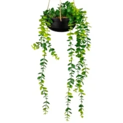 B&M Hanging Trailing Plant In Ceramic Pot