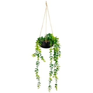 B&M Hanging Trailing Plant In Ceramic Pot 2 B&M Hanging Trailing Plant In Ceramic Pot - Image 2