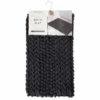 Retreat Knitted Bath Mat 50 X 80cm - Charcoal