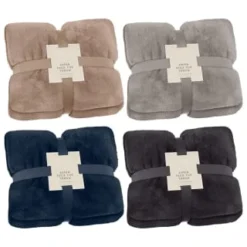 Heritage Collection Aspen Faux Fur Throw - Mink -Home Furnishings Store 383178 383180 383182 383183 aspen throw group