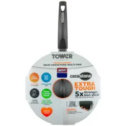 Tower Cerastone Multi-Pan 28cm 7 Tower Cerastone Multi-Pan 28cm -Home Furnishings Store 383608 28cm cerastone multi pan