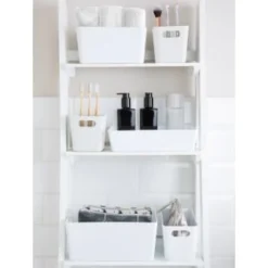 Soho Storage Tub 10 X 30 X 10cm - White -Home Furnishings Store 384323 384402 384407 384416 soho box white group1