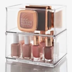 Clear Nestable Storage Tub - Medium -Home Furnishings Store 384979 clear nestable box medium