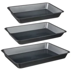 Betty Crocker Non-Stick Roasting Tins 3pc 11 Betty Crocker Non-Stick Roasting Tins 3pc -Home Furnishings Store 388524 set of 3 non stick roasting tins group 2