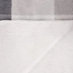 B&M Highland Mono Check Sherpa Doublesided Throw -Home Furnishings Store 388811 highland check sherpa throw 3