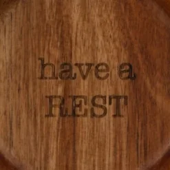 B&M Acacia Spoon Rest -Home Furnishings Store 390141 acacia spoon rest 3