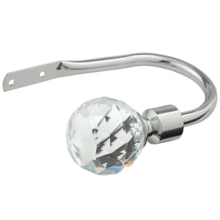 B&M Shiny Nickle Gem Curtain Hold Backs 2pk 1 B&M Shiny Nickle Gem Curtain Hold Backs 2pk