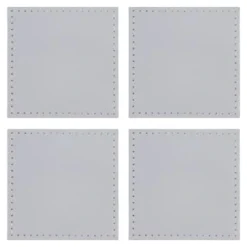 B&M Reversible Leatherette Coasters 4pk -Home Furnishings Store 390399 4pk reversible leatherette coasters 2