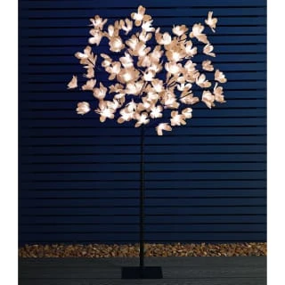 Solar Powered Magnolia Blossom Tree 4ft 1 Solar Powered Magnolia Blossom Tree 4ft