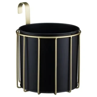 B&M New York Planter With Hook - Gold -Home Furnishings Store 393659 new york planter with hook gold