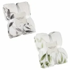 Winston Mono Leaf Sherpa Throw -Home Furnishings Store 394976 394948 winston leaf sherpa throw group 1