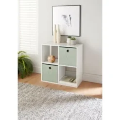 Lokken Cord Storage Cubes 2pk - Sage -Home Furnishings Store 395812 2pk lokken storage cubes sage 3
