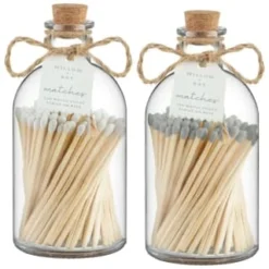 B&M Willow & Bay Matches 120pk - Grey -Home Furnishings Store 397649 willow and bay matches group